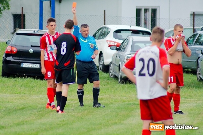 Zdjęcie w galerii na portalu naszwodzislaw.com: Nerwówka w Bieńkowicach. Baraż nie dla Rogowa wiadomości z regionu