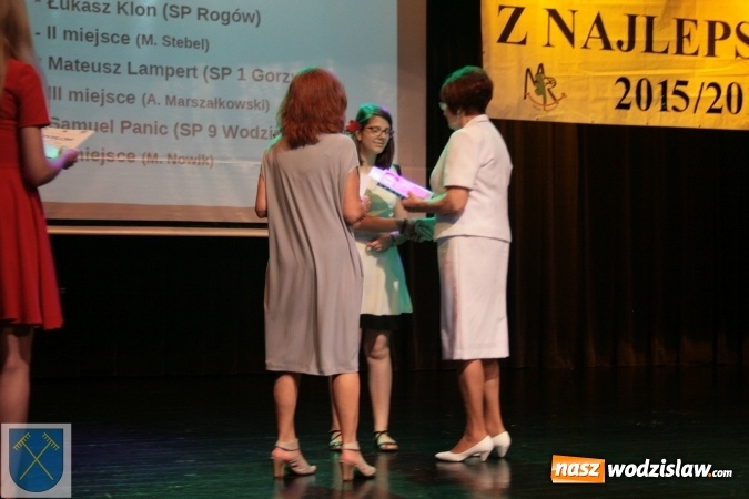 Zdjęcie w galerii na portalu naszwodzislaw.com: Najlepsi z najlepszych 2015/16. Uczniowie z Rydułtów nagrodzeni wiadomości z regionu