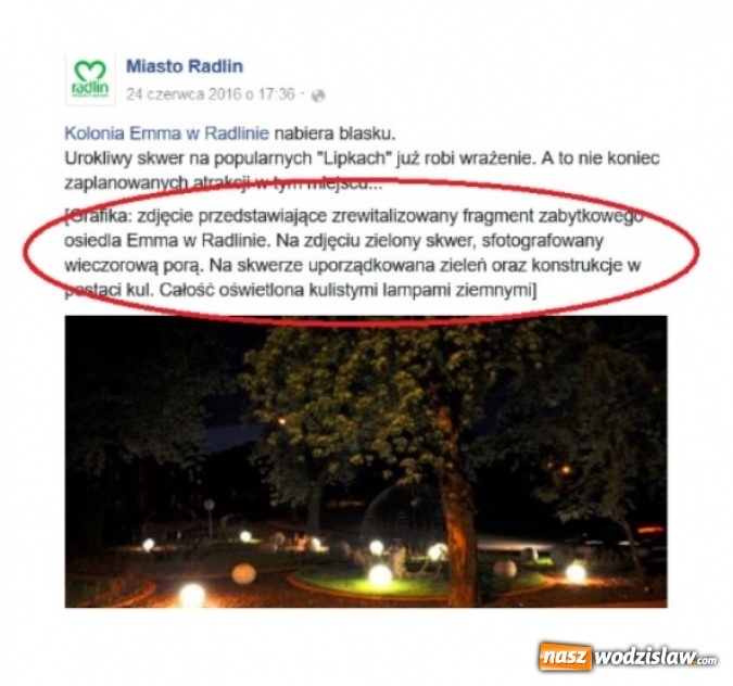 Zdjęcie w galerii na portalu naszwodzislaw.com: Miejskie strony w Radlinie z myślą o niewidomych wiadomości z regionu