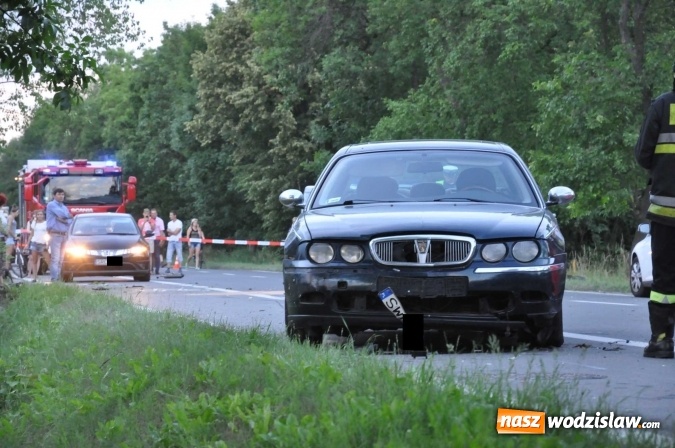 Zdjęcie w galerii na portalu naszwodzislaw.com: Śmiertelny wypadek na trasie Racibórz-Lubomia. Na Brzeskiej motocyklista zderzył się z samochodem rover wiadomości z regionu