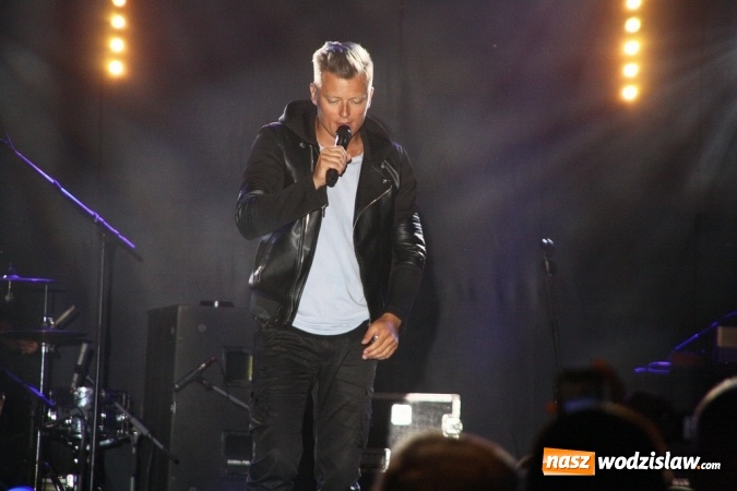 Zdjęcie w galerii na portalu naszwodzislaw.com: Rafał Brzozowski na finał XVI Dni Gorzyc wiadomości z regionu