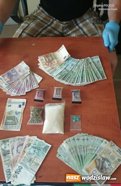 Zdjęcie w galerii na portalu naszwodzislaw.com: Marihuanę, amfetaminę i inne środki psychotropowe znaleziono w mieszkaniu 23-latka z Czyżowic wiadomości z regionu