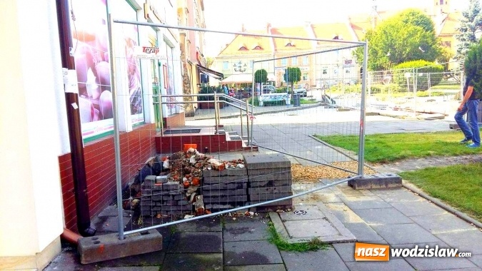 Zdjęcie w galerii na portalu naszwodzislaw.com: Rynek w Wodzisławiu rozkopany. Dlaczego? wiadomości z regionu