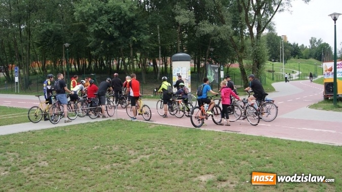 Zdjęcie w galerii na portalu naszwodzislaw.com: Rowerem po Wodzisławiu. 30 cyklist&oacute;w przejechało ulicami miasta i okolic wiadomości z regionu