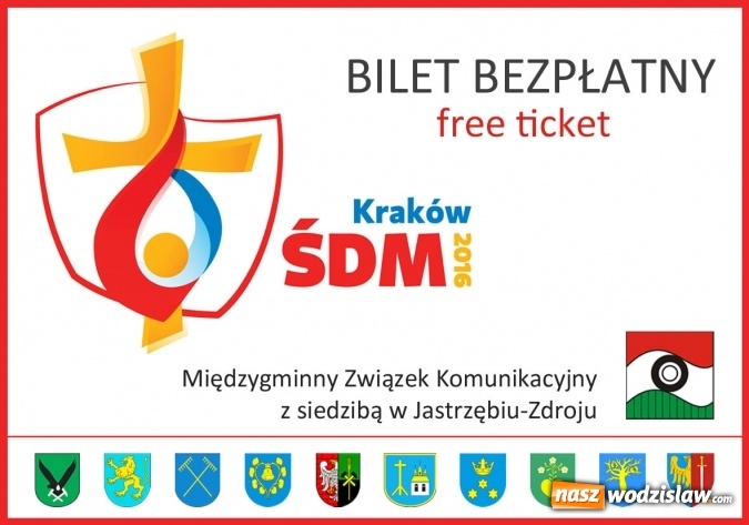Zdjęcie w galerii na portalu naszwodzislaw.com: MZK: Światowe Dni Młodzieży. Przekazano bezpłatne bilety pielgrzymom wiadomości z regionu