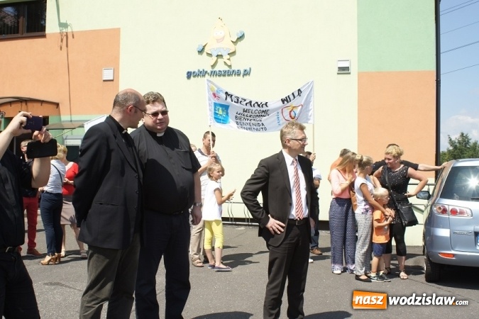 Zdjęcie w galerii na portalu naszwodzislaw.com: Światowe Dni Młodzieży. Włoscy pielgrzymi są już w Mszanie wiadomości z regionu