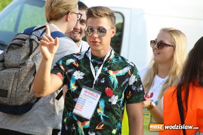 Zdjęcie w galerii na portalu naszwodzislaw.com: Światowe Dni Młodzieży. Do Wodzisławia zawitali pielgrzymi z Włoch, Niemiec i Portugalii wiadomości z regionu