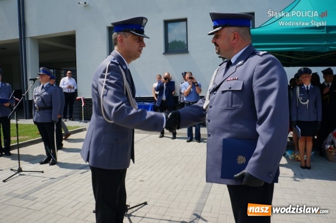 Zdjęcie w galerii na portalu naszwodzislaw.com: Święto policji w Wodzisławiu Śląskim: Awanse, odznaczenia, wyremontowany budynek i nowy komendant wiadomości z regionu