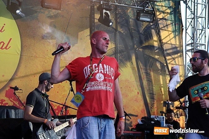 Zdjęcie w galerii na portalu naszwodzislaw.com: Festiwal Reggae 2016. Grubson porwał publiczność wiadomości z regionu