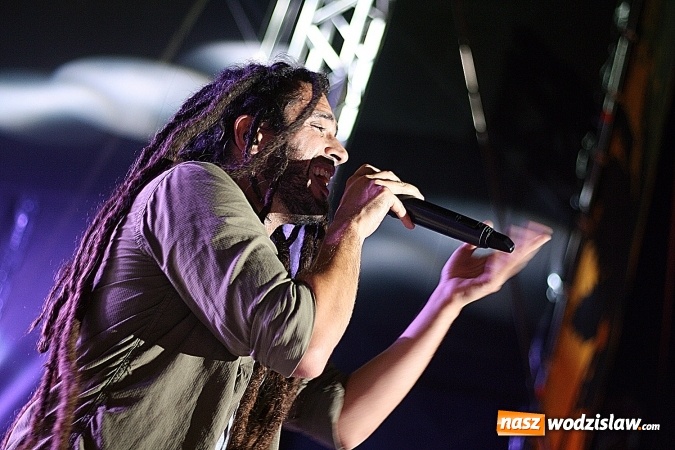 Zdjęcie w galerii na portalu naszwodzislaw.com: Festiwal Reggae 2016. Grubson porwał publiczność wiadomości z regionu