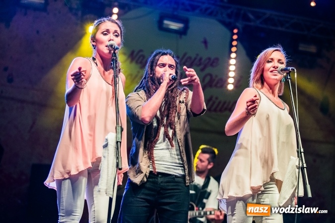 Zdjęcie w galerii na portalu naszwodzislaw.com: Festiwal Reggae 2016. Grubson porwał publiczność wiadomości z regionu
