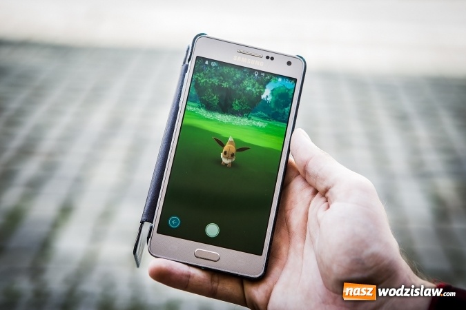 Zdjęcie w galerii na portalu naszwodzislaw.com: Pokemony opanowały cały świat, dotarły również do Wodzisławia Śląskiego  wiadomości z regionu