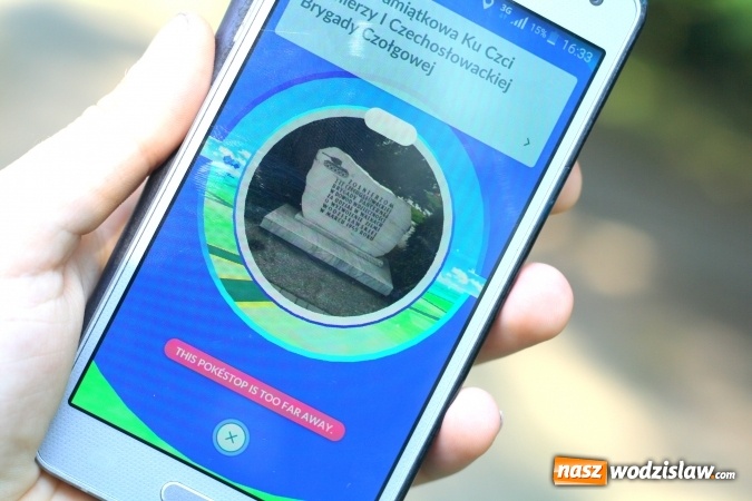 Zdjęcie w galerii na portalu naszwodzislaw.com: Pokemony opanowały cały świat, dotarły również do Wodzisławia Śląskiego  wiadomości z regionu