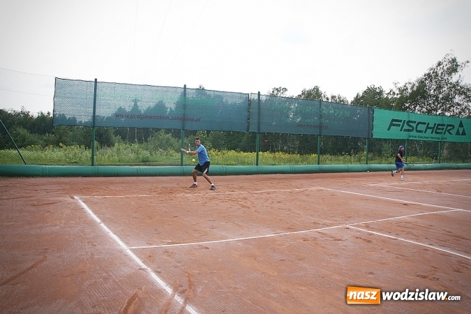 Zdjęcie w galerii na portalu naszwodzislaw.com: Turniej tenisa ziemnego na kortach La Mirage. Walczą o Puchar Starosty Wodzisławskiego  wiadomości z regionu