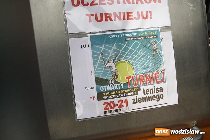 Zdjęcie w galerii na portalu naszwodzislaw.com: Turniej tenisa ziemnego na kortach La Mirage. Walczą o Puchar Starosty Wodzisławskiego  wiadomości z regionu