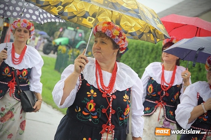 Zdjęcie w galerii na portalu naszwodzislaw.com: Dożynki 2016 – potężny korowód przejechał przez Bełsznicę  wiadomości z regionu