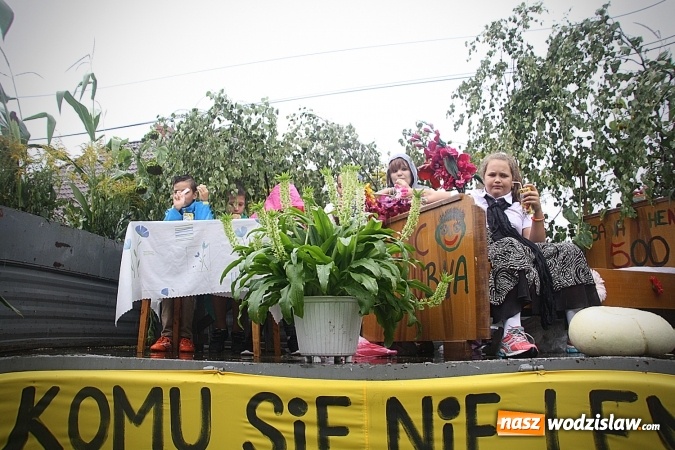 Zdjęcie w galerii na portalu naszwodzislaw.com: Dożynki 2016 – potężny korowód przejechał przez Bełsznicę  wiadomości z regionu