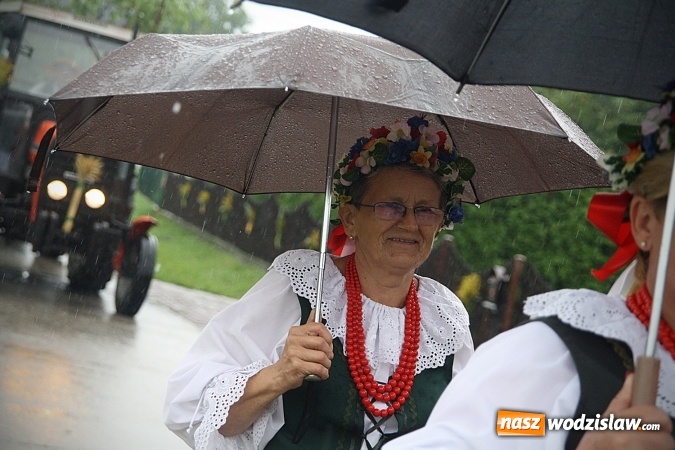 Zdjęcie w galerii na portalu naszwodzislaw.com: Dożynki 2016 – potężny korowód przejechał przez Bełsznicę  wiadomości z regionu