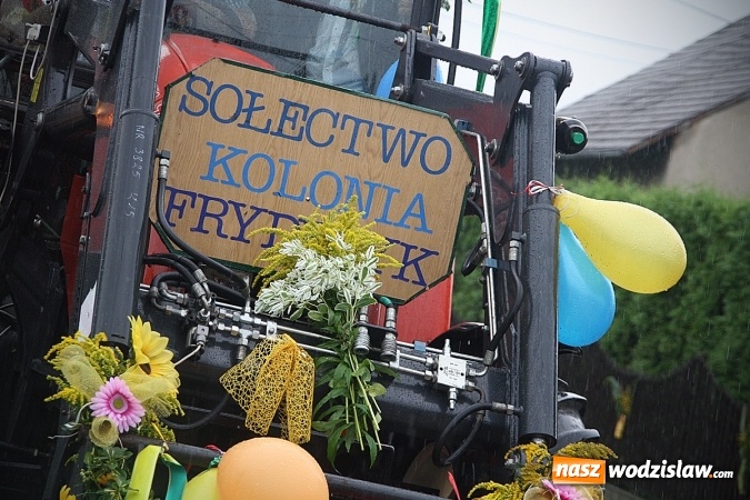 Zdjęcie w galerii na portalu naszwodzislaw.com: Dożynki 2016 – potężny korowód przejechał przez Bełsznicę  wiadomości z regionu