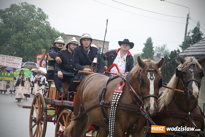 Zdjęcie w galerii na portalu naszwodzislaw.com: Dożynki 2016 – potężny korowód przejechał przez Bełsznicę  wiadomości z regionu