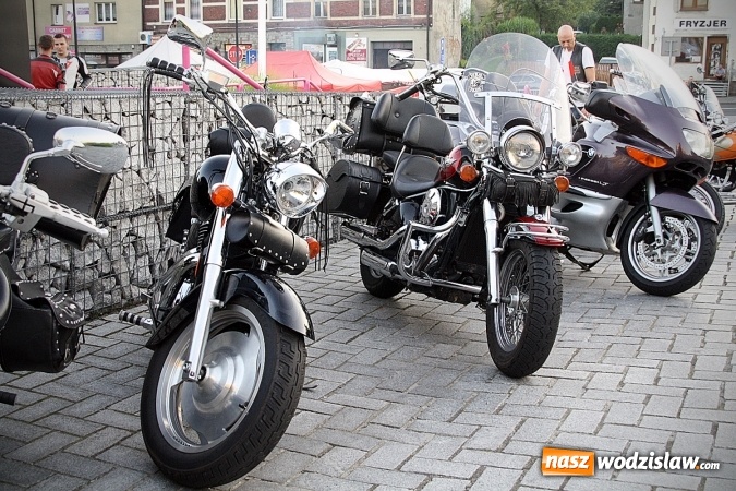 Zdjęcie w galerii na portalu naszwodzislaw.com: Do Pszowa zjechali się motocykliści wiadomości z regionu