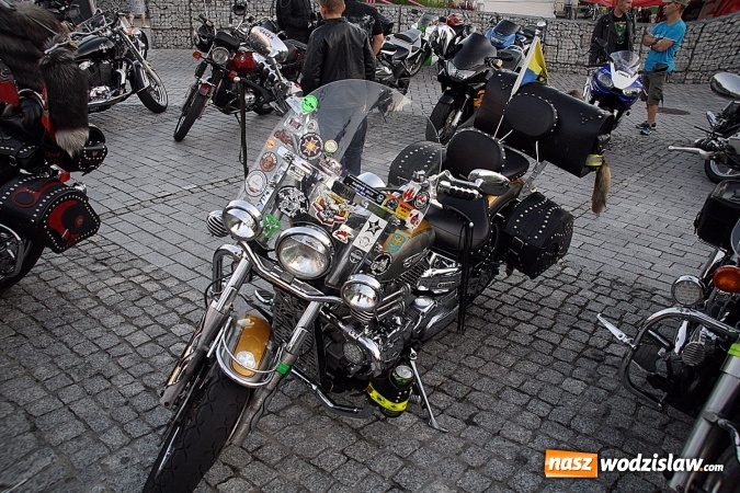 Zdjęcie w galerii na portalu naszwodzislaw.com: Do Pszowa zjechali się motocykliści wiadomości z regionu