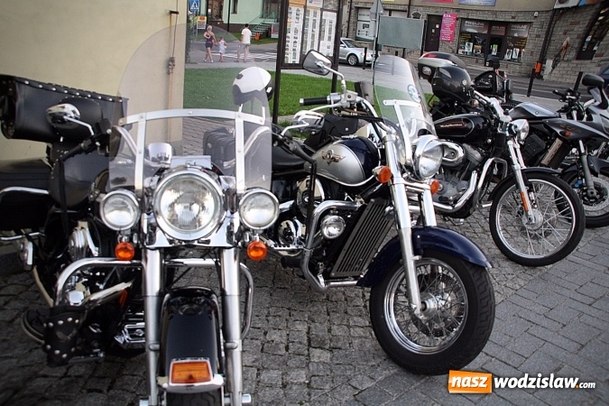 Zdjęcie w galerii na portalu naszwodzislaw.com: Do Pszowa zjechali się motocykliści wiadomości z regionu