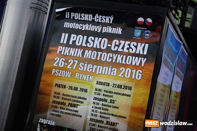 Zdjęcie w galerii na portalu naszwodzislaw.com: Do Pszowa zjechali się motocykliści wiadomości z regionu
