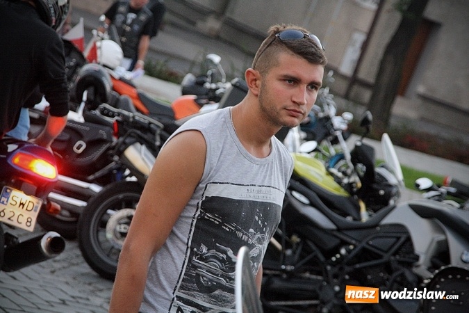 Zdjęcie w galerii na portalu naszwodzislaw.com: Do Pszowa zjechali się motocykliści wiadomości z regionu