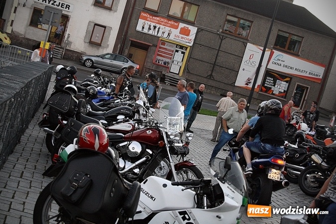Zdjęcie w galerii na portalu naszwodzislaw.com: Do Pszowa zjechali się motocykliści wiadomości z regionu