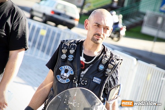 Zdjęcie w galerii na portalu naszwodzislaw.com: Parada motocykli przejechała ulicami Pszowa, Wodzisławia Śląskiego i Rydułt&oacute;w wiadomości z regionu