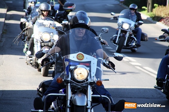 Zdjęcie w galerii na portalu naszwodzislaw.com: Parada motocykli przejechała ulicami Pszowa, Wodzisławia Śląskiego i Rydułt&oacute;w wiadomości z regionu