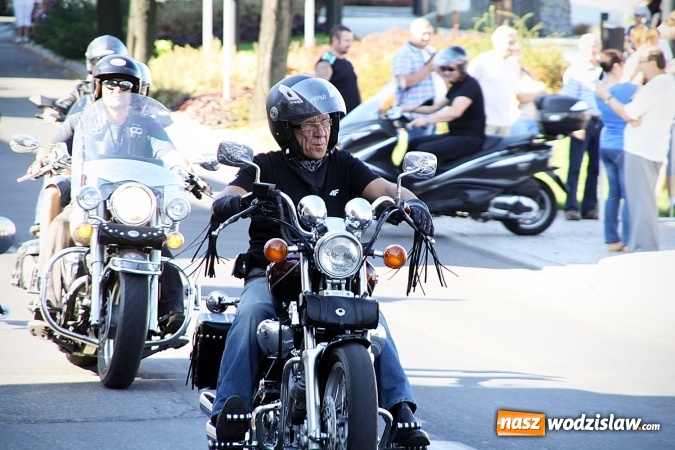 Zdjęcie w galerii na portalu naszwodzislaw.com: Parada motocykli przejechała ulicami Pszowa, Wodzisławia Śląskiego i Rydułt&oacute;w wiadomości z regionu