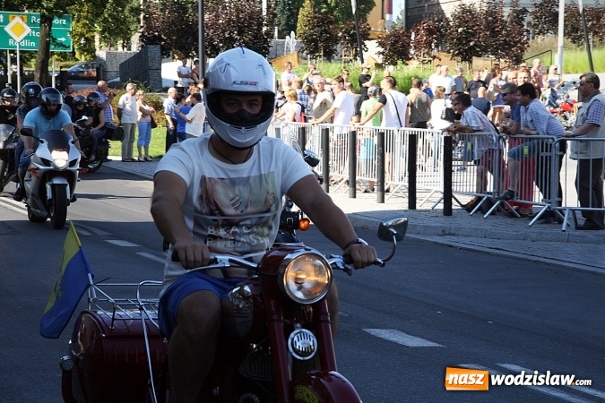 Zdjęcie w galerii na portalu naszwodzislaw.com: Parada motocykli przejechała ulicami Pszowa, Wodzisławia Śląskiego i Rydułt&oacute;w wiadomości z regionu