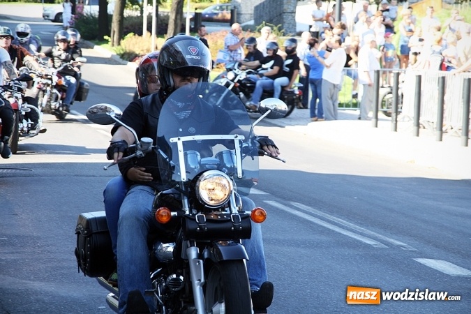 Zdjęcie w galerii na portalu naszwodzislaw.com: Parada motocykli przejechała ulicami Pszowa, Wodzisławia Śląskiego i Rydułt&oacute;w wiadomości z regionu