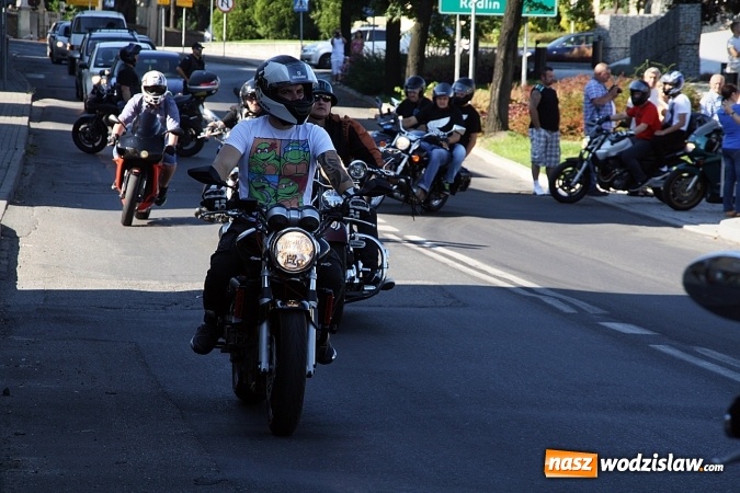 Zdjęcie w galerii na portalu naszwodzislaw.com: Parada motocykli przejechała ulicami Pszowa, Wodzisławia Śląskiego i Rydułt&oacute;w wiadomości z regionu
