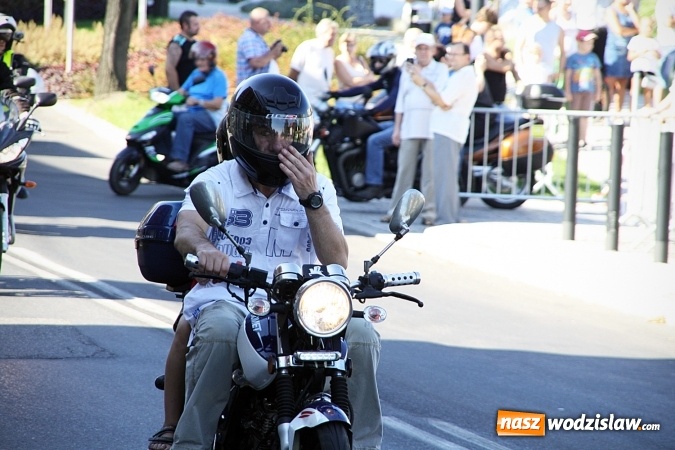 Zdjęcie w galerii na portalu naszwodzislaw.com: Parada motocykli przejechała ulicami Pszowa, Wodzisławia Śląskiego i Rydułt&oacute;w wiadomości z regionu