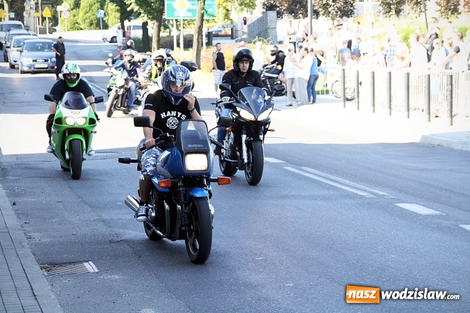Zdjęcie w galerii na portalu naszwodzislaw.com: Parada motocykli przejechała ulicami Pszowa, Wodzisławia Śląskiego i Rydułt&oacute;w wiadomości z regionu