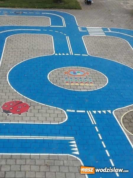 Zdjęcie w galerii na portalu naszwodzislaw.com: Miasteczko ruchu drogowego powstaje w Wodzisławiu Śląskim wiadomości z regionu