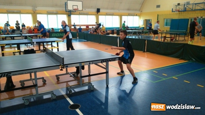 Zdjęcie w galerii na portalu naszwodzislaw.com: Rozegrali I turniej w ramach XXVI Grand Prix Wodzisławia Śląskiego w tenisie stołowym wiadomości z regionu
