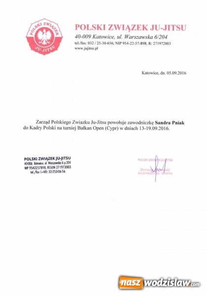 Zdjęcie w galerii na portalu naszwodzislaw.com: Sandra Pniak powołana do reprezentacji Polski na Balkan Cup 2016 wiadomości z regionu