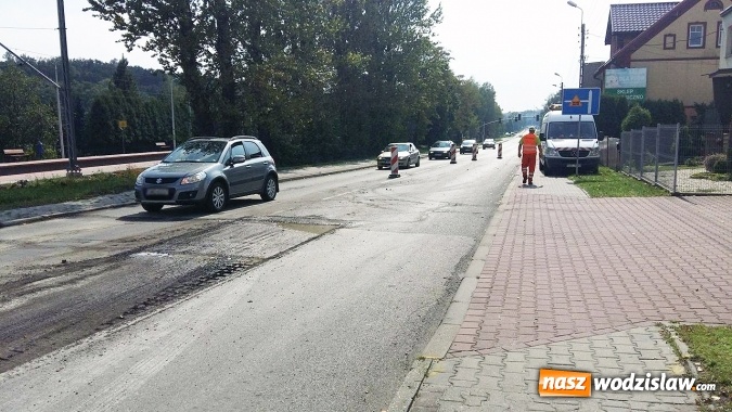 Zdjęcie w galerii na portalu naszwodzislaw.com: Uwaga kierowcy! Utrudnienia na Rybnickiej  wiadomości z regionu