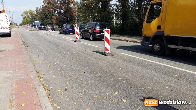 Zdjęcie w galerii na portalu naszwodzislaw.com: Uwaga kierowcy! Utrudnienia na Rybnickiej  wiadomości z regionu