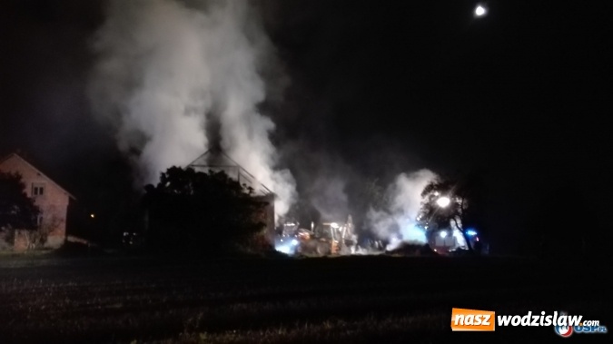 Zdjęcie w galerii na portalu naszwodzislaw.com: Pożar w Turzy Śląskiej. Spłonęła stodoła wiadomości z regionu