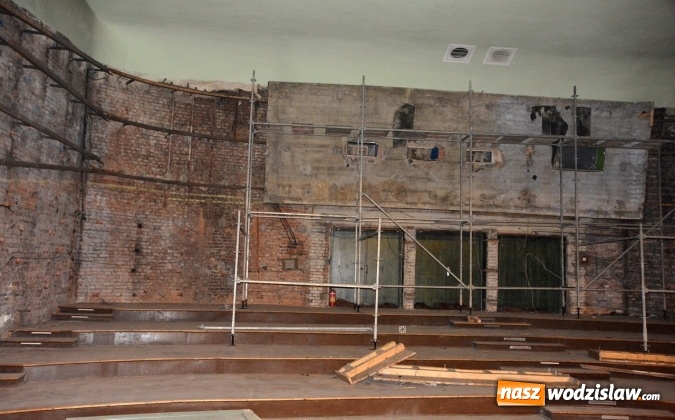 Zdjęcie w galerii na portalu naszwodzislaw.com: Trwają prace modernizacyjne w sali widowiskowej Wodzisławskiego Centrum Kultury. Remont potrwa do końca roku wiadomości z regionu