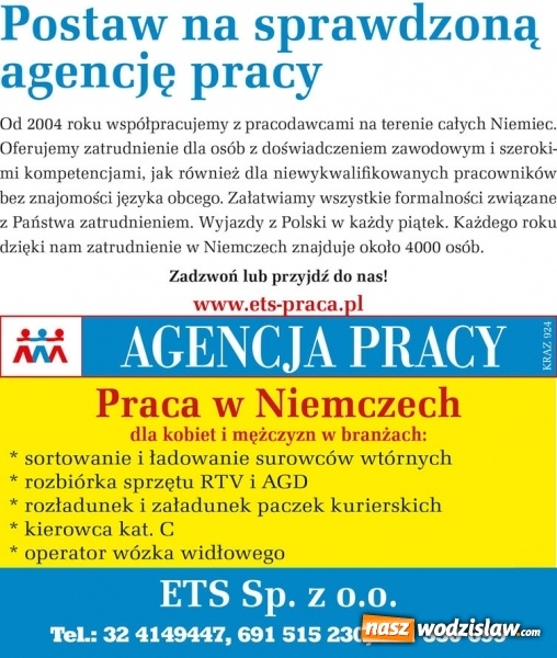Zdjęcie w galerii na portalu naszwodzislaw.com: Szukasz pracy? A może chcesz zmienić obecną na lepiej płatną? Koniecznie zajrzyj tutaj wiadomości z regionu