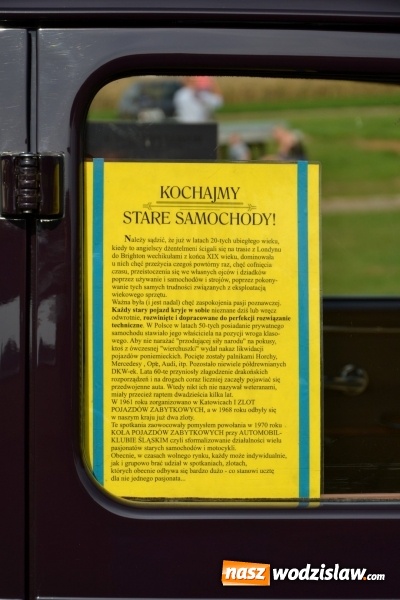 Zdjęcie w galerii na portalu naszwodzislaw.com: Oldtimery z naszego powiatu na zakończeniu sezonu motorowego w Zabełkowie wiadomości z regionu