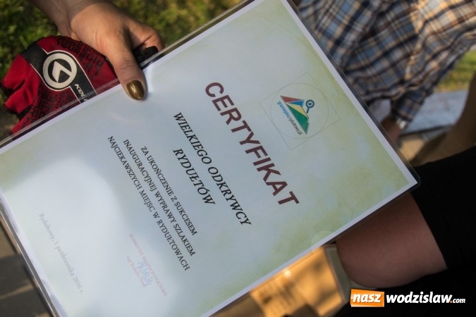 Zdjęcie w galerii na portalu naszwodzislaw.com: Zostań Odkrywcą Rydułtów. Gra terenowa uroczyście zainaugurowana wiadomości z regionu