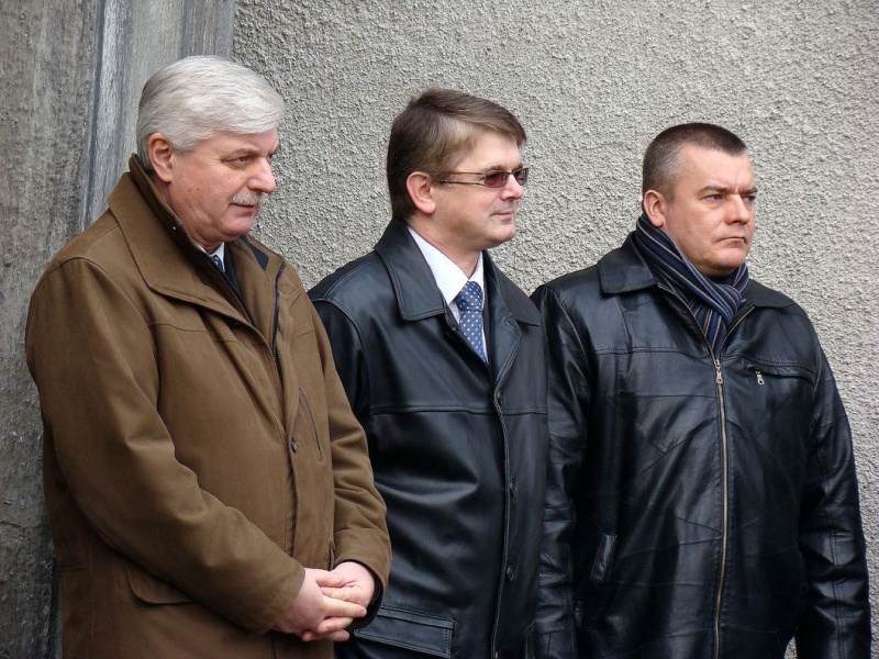 Zdjęcie w galerii na portalu naszwodzislaw.com: Burmistrz Newy 10 metrów nad ziemią wiadomości z regionu