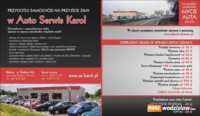 Zdjęcie w galerii na portalu naszwodzislaw.com: Kierowco! Idzie zima - czas zadbać o swój samochód wiadomości z regionu